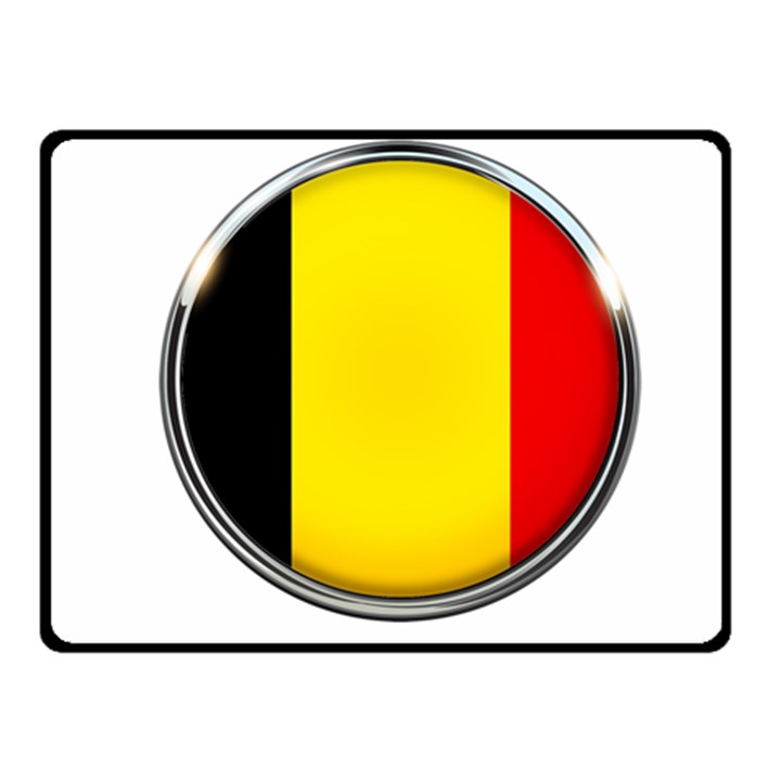 Belgium Flag Country Brussels Fleece Blanket (Small)