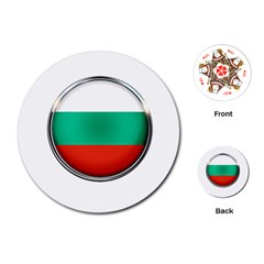 Bulgaria Country Nation Nationality Playing Cards (round) 