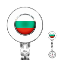 Bulgaria Country Nation Nationality Stainless Steel Nurses Watch by Nexatart