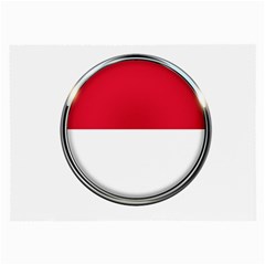 Monaco Or Indonesia Country Nation Nationality Large Glasses Cloth (2-side)