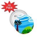 Landscape Background Nature Sky 1.75  Buttons (10 pack) Front