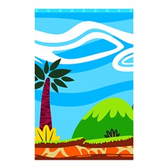 Landscape Background Nature Sky Shower Curtain 48  X 72  (small) 