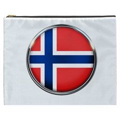 Norway Country Nation Blue Symbol Cosmetic Bag (xxxl)  by Nexatart