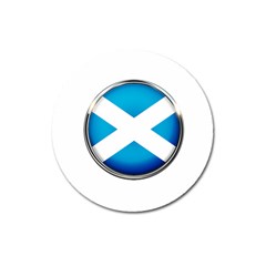 Scotland Nation Country Nationality Magnet 3  (round)