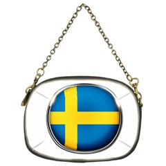 Sweden Flag Country Countries Chain Purses (two Sides)  by Nexatart