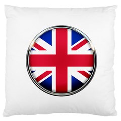 United Kingdom Country Nation Flag Large Flano Cushion Case (one Side) by Nexatart