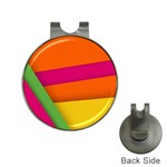 Background Abstract Hat Clips with Golf Markers