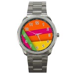 Background Abstract Sport Metal Watch