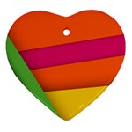 Background Abstract Heart Ornament (Two Sides)