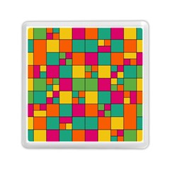Squares Abstract Background Abstract Memory Card Reader (square) 