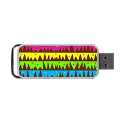 Illustration Abstract Graphic Portable Usb Flash (two Sides)