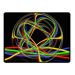 Ball Abstract Pattern Lines Double Sided Fleece Blanket (small) 