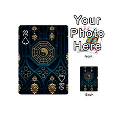 Ying Yang Abstract Asia Asian Background Playing Cards 54 (mini) 