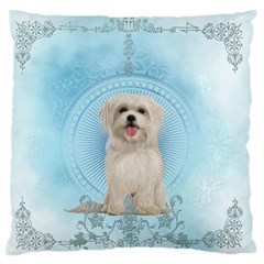 Cute Little Havanese Puppy Standard Flano Cushion Case (one Side) by FantasyWorld7