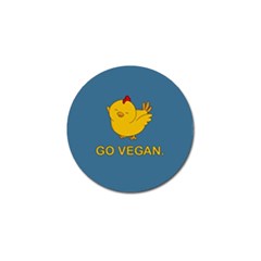 Go Vegan - Cute Chick  Golf Ball Marker (10 Pack) by Valentinaart