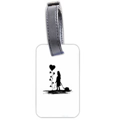 Sowing Love Concept Illustration Small Luggage Tags (two Sides) by dflcprints