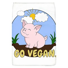 Go Vegan - Cute Pig Flap Covers (l)  by Valentinaart