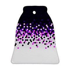 Flat Tech Camouflage Reverse Purple Ornament (bell) by jumpercat