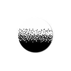 Flat Tech Camouflage White And Black Golf Ball Marker (10 Pack) by jumpercat