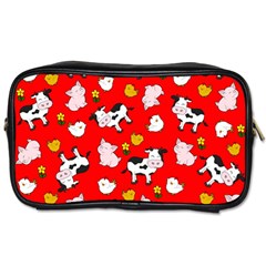 The Farm Pattern Toiletries Bags 2-side