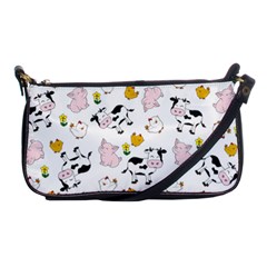 The Farm Pattern Shoulder Clutch Bags by Valentinaart