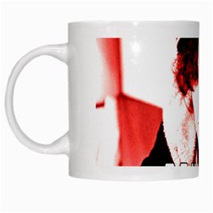 Valerie Solanas White Mugs by Valentinaart