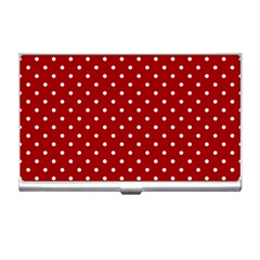 Red Polka Dots Business Card Holders by jumpercat
