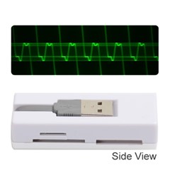 Background Signal Light Glow Green Memory Card Reader (stick) 