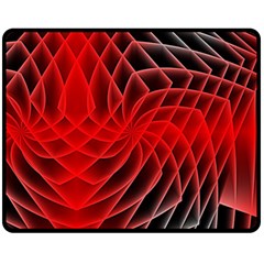 Abstract Red Art Background Digital Fleece Blanket (medium) 