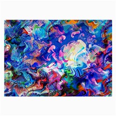 Background Art Abstract Watercolor Large Glasses Cloth (2-side) by Nexatart