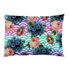 Floral Waves Pillow Case
