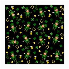 St Patricks Day Pattern Medium Glasses Cloth (2-side) by Valentinaart