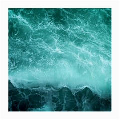 Green Ocean Splash Medium Glasses Cloth (2-side)