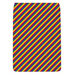 Gay Pride Flag Candy Cane Diagonal Stripe Flap Covers (l)  by PodArtist