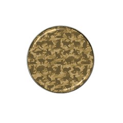 Operation Desert Cat Camouflage Catmouflage Hat Clip Ball Marker (4 Pack) by PodArtist