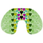 Summer Time In Lovely Hearts Travel Neck Pillows Front