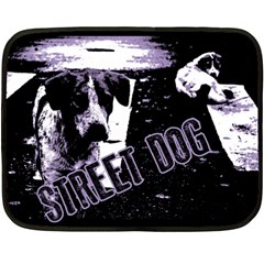 Street Dogs Double Sided Fleece Blanket (mini)  by Valentinaart
