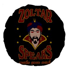 Zoltar Speaks Large 18  Premium Round Cushions by Valentinaart