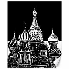 Moscow Canvas 11  X 14   by Valentinaart