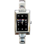 Pride Rectangle Italian Charm Watch