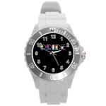 Pride Round Plastic Sport Watch (L)