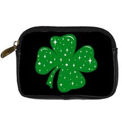 Sparkly Clover Digital Camera Cases by Valentinaart