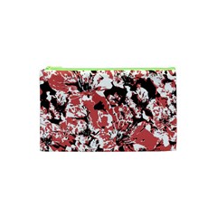 Textured Floral Collage Cosmetic Bag (xs) by dflcprints