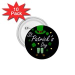 St Patricks Leprechaun 1.75  Buttons (10 pack)