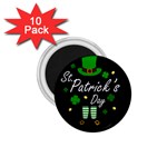 St Patricks Leprechaun 1.75  Magnets (10 pack) 