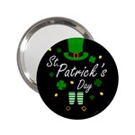 St Patricks Leprechaun 2.25  Handbag Mirrors