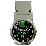 St Patricks Leprechaun Money Clip Watches