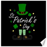 St Patricks Leprechaun Canvas 12  x 12  