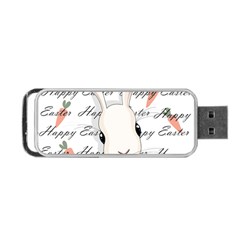 Easter Bunny  Portable Usb Flash (two Sides) by Valentinaart