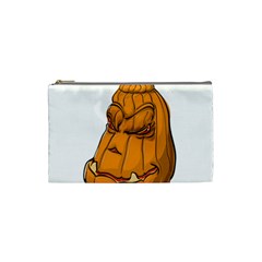 Sleeping Pumpkin Cosmetic Bag (small)  by ImagineWorld